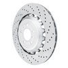 920-31120DA GEOMET Drilled Hi-Carbon Alloy Brake Rotor [Coated], 2012-2019 BMW, Position: Rear Right - image 2