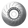 920-31153DA GEOMET Drilled Hi-Carbon Alloy Brake Rotor [Coated], 2015-2019 BMW, Position: Right Front - image 1