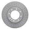 920-63171 GEOMET Drilled Hi-Carbon Alloy Brake Rotor [Coated], 2017-2018 Mercedes-Benz, Position: Front - image 1