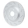 920-63189 GEOMET Drilled Hi-Carbon Alloy Brake Rotor [Coated], Fits Select Mercedes-Benz, Position: Rear - image 2