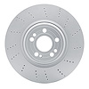 920-63192 GEOMET Drilled Hi-Carbon Alloy Brake Rotor [Coated], Fits Select Mercedes-Benz, Position: Front - image 1