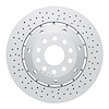 920-73030DA GEOMET Drilled Hi-Carbon Alloy Brake Rotor [Coated], 2003-2004 Audi/Volkswagen, Position: Rear Left - image 1