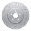 920-75026 GEOMET Drilled Hi-Carbon Alloy Brake Rotor [Coated], 2008-2014 Lexus/Toyota/Scion, Position: Front - image 1