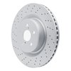 920-75026 GEOMET Drilled Hi-Carbon Alloy Brake Rotor [Coated], 2008-2014 Lexus/Toyota/Scion, Position: Front - image 2