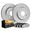 9202-63002 GEOMET Brake Rotors w/Heavy-Duty Brake Pads Kit, 2013-2019 Mercedes-Benz, Position: Front - image 1