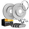 9222-63001 GEOMET Brake Rotors w/Heavy-Duty Brake Pads/Sensor & Hardware Kit, 2012-2018 Mercedes-Benz, Position: Front - image 1