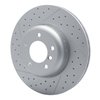 930-31085A GEOMET Drilled/Slotted Hi-Carbon Alloy Brake Rotor [Coated], 2013-2013 BMW, Position: Front - image 2