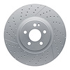 930-63151 GEOMET Drilled/Slotted Hi-Carbon Alloy Brake Rotor [Coated], 2014-2019 Mercedes-Benz, Position: Front - image 1