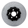 930-63164A GEOMET Drilled/Slotted Hi-Carbon Alloy Brake Rotor [Coated], 2007-2016 Mercedes-Benz, Position: Front