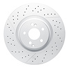 930-63179 GEOMET Drilled/Slotted Hi-Carbon Alloy Brake Rotor [Coated], Fits Select Mercedes-Benz, Position: Rear - image 1