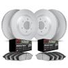 9404-48015 GEOMET Brake Rotors with Ultimate-Duty Brake Pads Kit, 2009-2014 GM, Position: Front and Rear - image 1