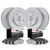 9504-31048 GEOMET Brake Rotors w/5000 Advanced Brake Pads Kit, 2014-2019 BMW, Position: Front and Rear - image 1