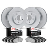 9504-31152 GEOMET Brake Rotors w/5000 Advanced Brake Pads Kit, Fits Select BMW, Position: Front and Rear - image 1