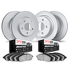 9504-73038 GEOMET Brake Rotors w/5000 Advanced Brake Pads Kit, Fits Select Audi/Volkswagen, Position: Front and Rear - image 1