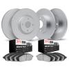 9504-80016 GEOMET Brake Rotors w/5000 Advanced Brake Pads Kit, Fits Select Multiple Makes/Models, Position: Front and Rear - image 1
