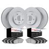 9604-32001 GEOMET Brake Rotors w/5000 Euro Ceramic Brake Pads Kit, 2017-2019 Mini, Position: Front and Rear - image 1