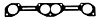 SBC HEADER FLANGE 2 -15/18 DEGREE CHEVY R/M - image 1