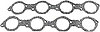 Exhaust Header Gasket Set SB Chevy Stahl Rectangle - image 1