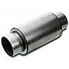 Split Flow Round Muffler 3-1/2" Dia. Inlet/Outlet
