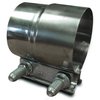 Stainless Steel Exhaust Band Clamp 2-1/2" I.D./O.D. Stepped Fit