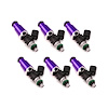 1050.60.14.14-O.6 1050cc Fuel Injector Set, 14 mm (Purple) Adaptor Top, 14 mm Bottom O-Ring Retainer - image 1