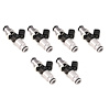 1050.60.14.14B.6 1050cc Fuel Injector Set, 14 mm (Grey) Adaptor Top, (Silver) Bottom Adapter - image 1