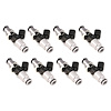 1050.60.14.14B.8 1050cc Fuel Injector Set, 60 mm Length, 14 mm (Grey) Adaptor Top, (Blue) Bottom Adaptor - image 1