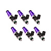 1300.60.14.14.6 1340cc Fuel Injector Set, 60 mm Length, 14 mm Purple Top, 14 mm Lower O-Ring - image 1