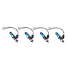 1700.30.01.60.11.4 1700cc Fuel Injector Set, 30 mm Length, 11 mm Blue Top, Denso Lower Cushion - image 1