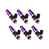 1700.60.14.D.6 1700cc Fuel Injector Set, 60 mm Length, 14 mm Purple Top, Denso Lower Cushion - image 1