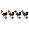 2600.48.11.WRX.4 2600cc Fuel Injector Set, 48 mm Length, 11 mm Top, WRX Bottom Adapter - image 1
