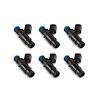 2600.48.14.14B.6 2600cc Fuel Injector Set, 48 mm Length, 14 mm Top, 14 mm Bottom Adapter - image 1