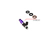 SK.60.14.14 O-Ring/Seal Service Kit for Fuel Injector w/ 14 mm Top Adapter & 14 mm Bottom - image 1