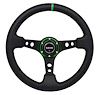 SW001GR Pilotta Deep Dish Steering Wheel [Green] - image 1