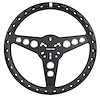 SW005MB Fury Machined Aluminum Ultra Lightweight Racing Steering Wheel [Black]
