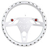 SW015SL Gladiator Machined Aluminum Ultra Lightweight Racing Steering Wheel [Silver]