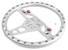 SW015SL Gladiator Machined Aluminum Ultra Lightweight Racing Steering Wheel [Silver] - image 2