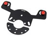 SW170BK Dual Push Button Adapter Plate Bracket Kit for VMS Aluminum Racing Steering Wheels [Matte Black] - image 2