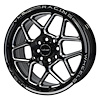 VWBB004 Blackbird Wheel, Size: 15" x 7", Bolt Pattern: 5 x 100 mm [Finish: Gloss Black Milled] - image 1