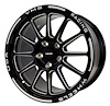 VWBH017 Black Hawk Wheel, Size: 17" x 10", Bolt Pattern: 5 x 4 3/4" (120.65 mm) [Finish: Gloss Black Milled] - image 1
