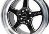 VWMK001 Mohawk Wheel, Size: 15" x 8", Bolt Pattern: 4 x 100 mm & 4 x 4 1/2" (114.3 mm) [Finish: Gloss Black Milled] - image 2