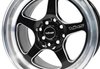 VWMK002 Mohawk Wheel, Size: 15" x 8", Bolt Pattern: 4 x 100 mm & 4 x 4 1/4" (107.95 mm) [Finish: Gloss Black Milled] - image 2