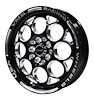 VWMO004 Modulo Wheel, Size: 15" x 3.5", Bolt Pattern: 5 x 100 mm & 5 x 4 1/2" (114.3 mm) [Finish: Gloss Black Milled]