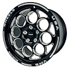 VWMO030 Modulo Wheel, Size: 17" x 10", Bolt Pattern: 5 x 4 1/2" (114.3 mm) [Finish: Gloss Black Milled] - image 1
