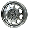 VWPD004 Phone Dial Wheel, Size: 15" x 3.5", Bolt Pattern: 5 x 4 1/2" (114.3 mm) [Finish: Gloss Silver Milled] - image 1