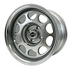 VWPD008 Phone Dial Wheel, Size: 15" x 10", Bolt Pattern: 5 x 4 1/2" (114.3 mm) [Finish: Gloss Silver Milled] - image 1
