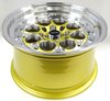 VWRE003 Revolver Wheel, Size: 15" x 8", Bolt Pattern: 4 x 100 mm & 4 x 4 1/2" (114.3 mm) [Finish: Gloss Gold Milled] - image 3