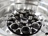 VWRE006 Revolver Wheel, Size: 13" x 9", Bolt Pattern: 4 x 100 mm & 4 x 4 1/2" (114.3 mm) [Finish: Gloss Black Milled] - image 3