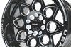 VWRT004 Rocket Wheel, Size: 15" x 8", Bolt Pattern: 4 x 100 mm & 4 x 4 1/2" (114.3 mm) [Finish: Gloss Black Milled] - image 2
