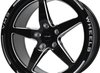 VWST052 V-Star Wheel, Size: 18" x 10.5", Bolt Pattern: 5 x 4 3/4" (120.65 mm) [Finish: Gloss Black Milled] - image 2